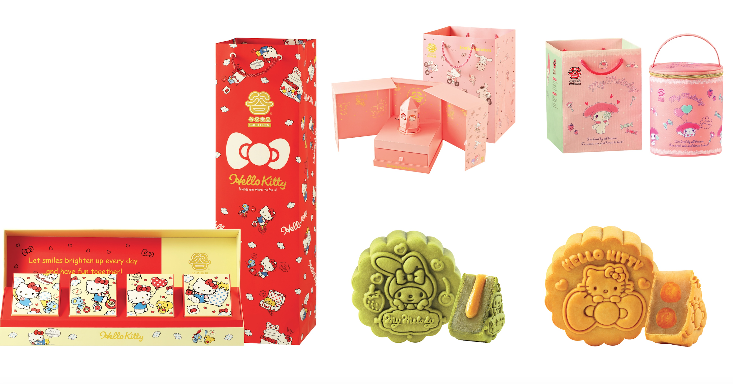 Sanrio-themed mooncake sets available at Cheers & FairPrice Xpress